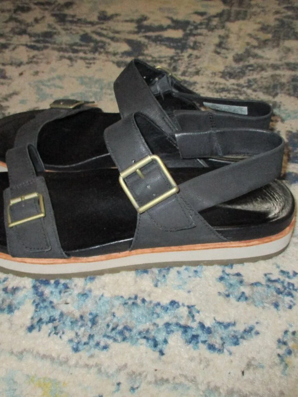 Merrell  Juno Buckle Women’s Black Ankle Strap Sandals Size 41/10US